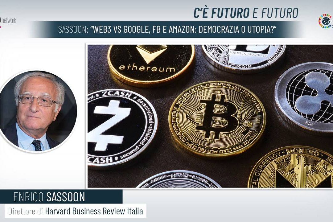 Sassoon: “Web3 vs Google, Fb e Amazon: democrazia o utopia?”