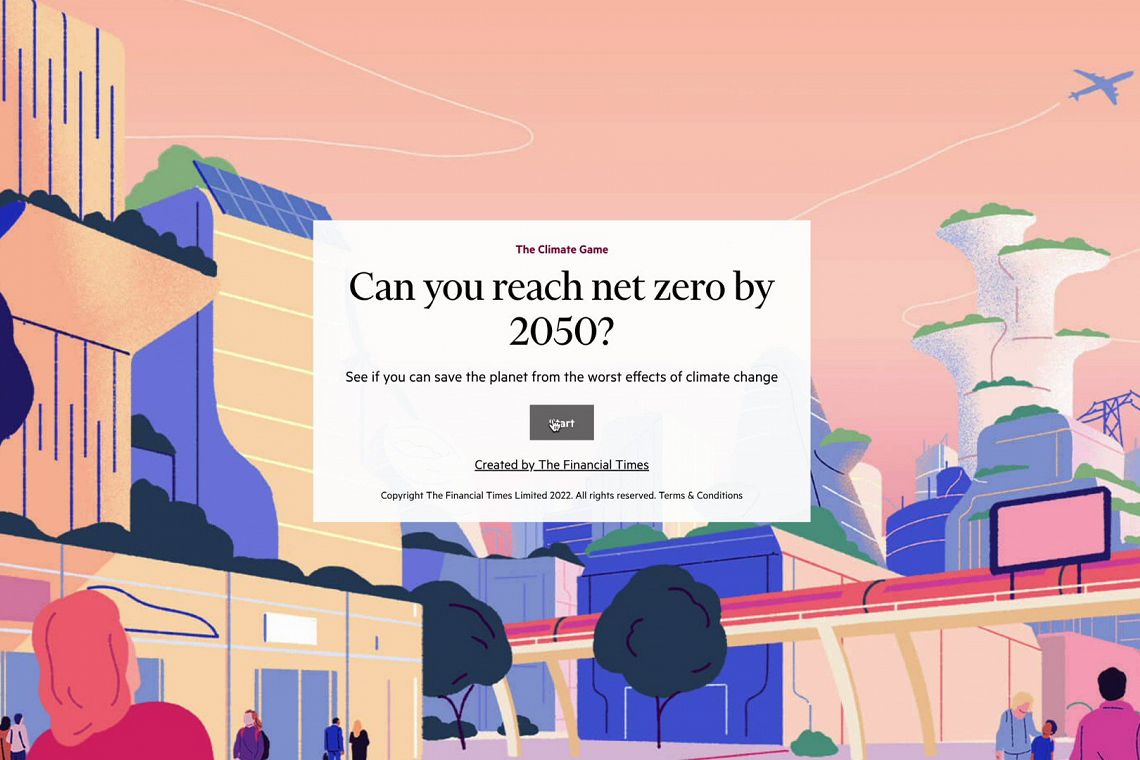 Climate game, il nuovo videogioco sulla riduzione delle emissioni entro il 2050