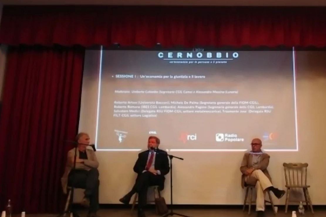 Giovannini al controfestival di Sbilanciamoci: il “sogno” di guidare un ministero del futuro