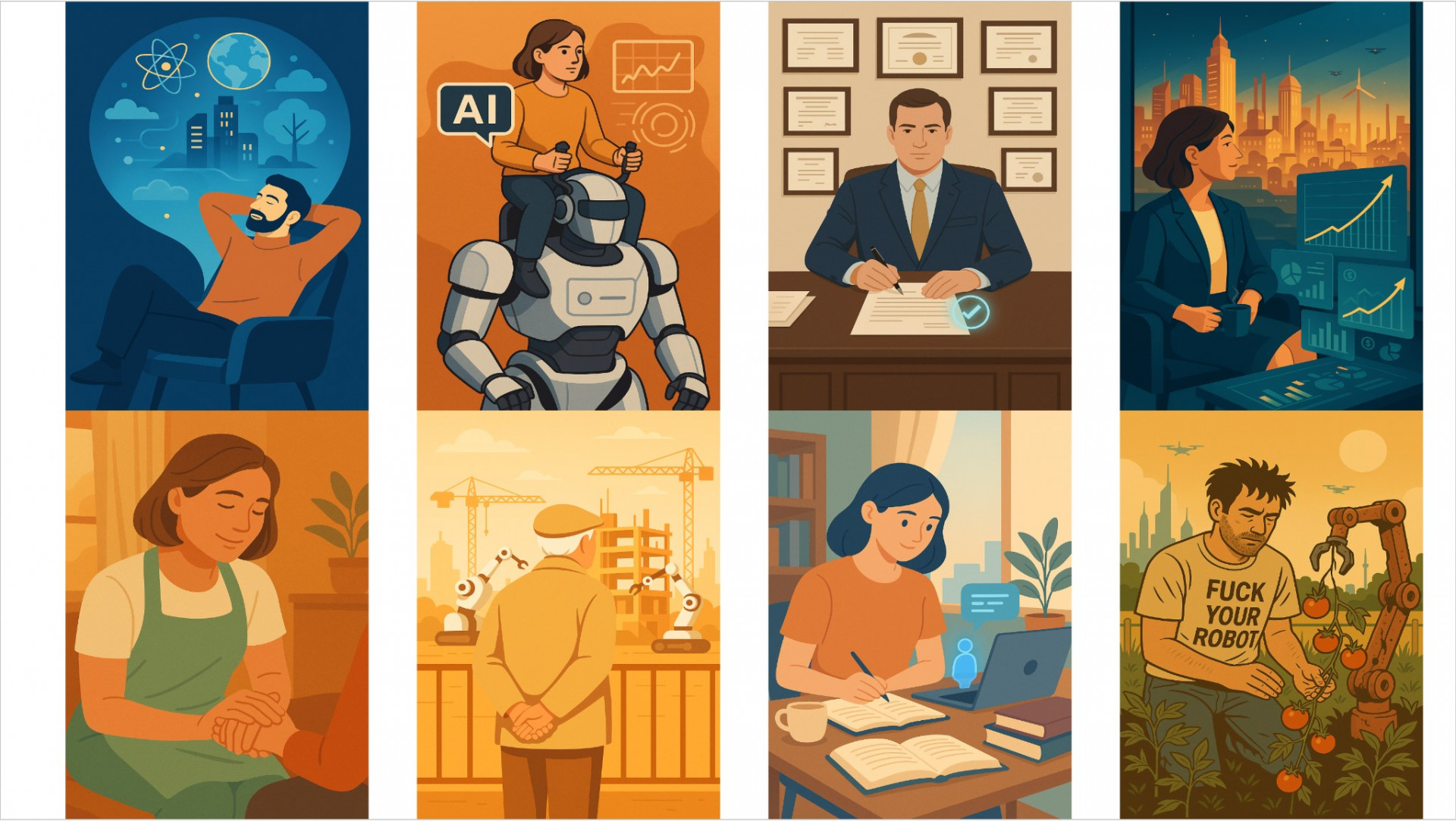 Gli otto ruoli della società del futuro